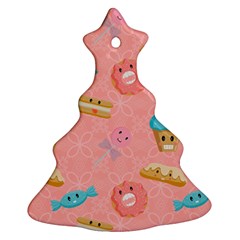 Toothy Sweets Christmas Tree Ornament (two Sides) by SychEva