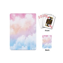 Morning Sky Love Playing Cards Single Design (mini) by designsbymallika