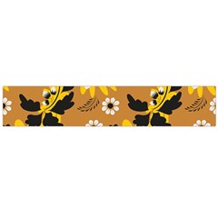 Folk Flowers Art Pattern  Large Flano Scarf  by Eskimos