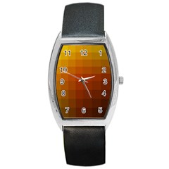 Zappwaits - Color Gradient Barrel Style Metal Watch by zappwaits