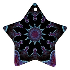 Framed Mandala Star Ornament (two Sides) by MRNStudios