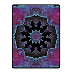 Framed Mandala Double Sided Fleece Blanket (small)  by MRNStudios