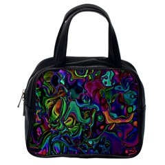 Brain Melt Classic Handbag (one Side) by MRNStudios