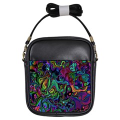 Brain Melt Girls Sling Bag by MRNStudios