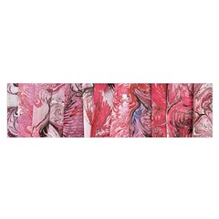 Pink Marbling Collage Satin Scarf (oblong) by kaleidomarblingart