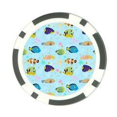 Underwater World Poker Chip Card Guard by SychEva