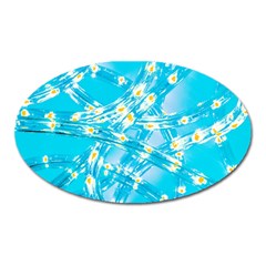 Pop Art Neuro Light Oval Magnet by essentialimage365