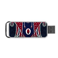 Fantasy Sketchy Drawing Mask Artwork Portable Usb Flash (two Sides) by dflcprintsclothing