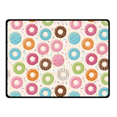 Donuts Love Fleece Blanket (small) by designsbymallika