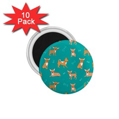 Cute Chihuahua Dogs 1 75  Magnets (10 Pack) 