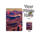 Atacama Desert Aerial View Playing Cards 54 Designs (Mini) Front - Heart8