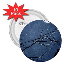 Full Moon Landscape Scene Illustration 2 25  Buttons (10 Pack)  by dflcprintsclothing