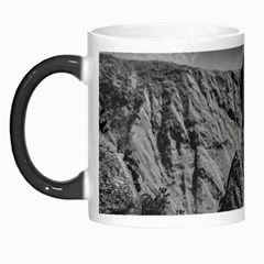 Machu Picchu Black And White Landscape Morph Mugs by dflcprintsclothing