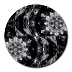 Gemini Mandala Round Mousepads by MRNStudios