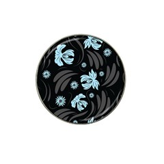 Folk Flowers Pattern Hat Clip Ball Marker (4 Pack) by Eskimos
