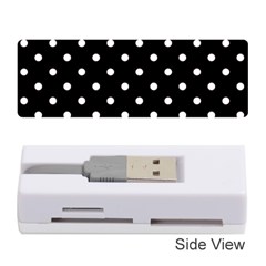 1950 Black White Dots Memory Card Reader (stick) by SomethingForEveryone