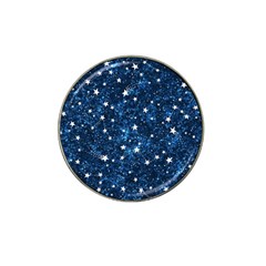 Dark Blue Stars Hat Clip Ball Marker (4 Pack) by AnkouArts