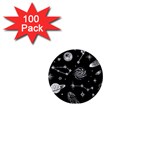 Dark Stars and Planets 1  Mini Magnets (100 pack)  Front