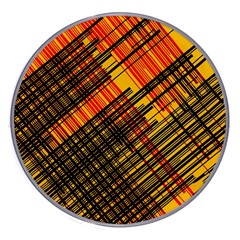 Root Humanity Orange Yellow And Black Wireless Charger by WetdryvacsLair