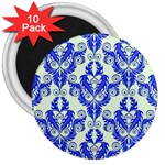 Great Vintage Pattern D 3  Magnets (10 pack) 