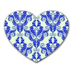 Great Vintage Pattern D Heart Mousepads