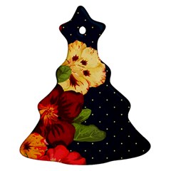 Flowers-vintage-floral Christmas Tree Ornament (two Sides) by Sapixe