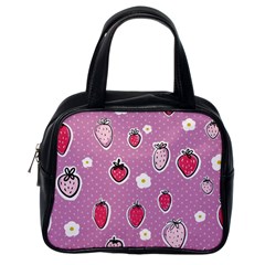 Juicy Strawberries Classic Handbag (one Side)