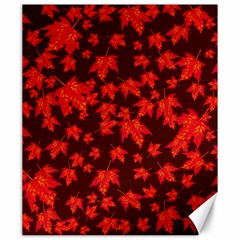 Red Oak And Maple Leaves Canvas 20  X 24  by Daria3107