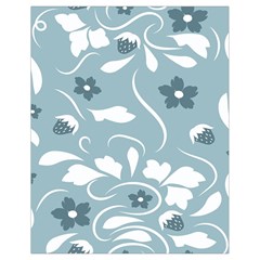 Folk Flowers Pattern Floral Surface Design Seamless Pattern Drawstring Bag (small) by Eskimos