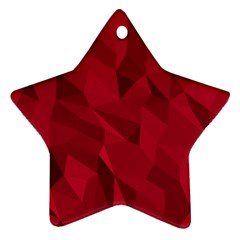 Amaranth Star Ornament (two Sides)