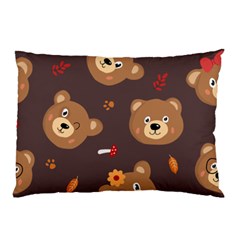 Bears-vector-free-seamless-pattern1 Pillow Case