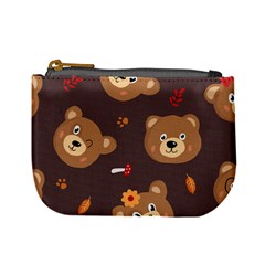 Bears-vector-free-seamless-pattern1 Mini Coin Purse by webstylecreations