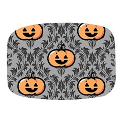 Pumpkin Pattern Mini Square Pill Box by InPlainSightStyle
