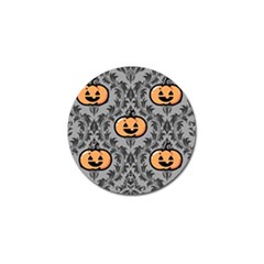 Pumpkin Pattern Golf Ball Marker by NerdySparkleGoth