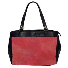 Red Velvet Oversize Office Handbag (2 Sides) by kiernankallan