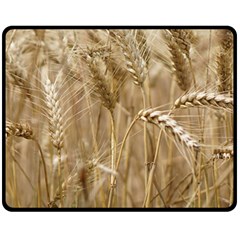 Wheat-field Double Sided Fleece Blanket (medium) 