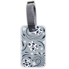 Folk Flowers Pattern Floral Surface Luggage Tag (two Sides) by Eskimos