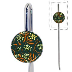 Folk Flowers Pattern Floral Surface Book Mark by Eskimos