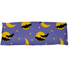 Bats With Yellow Moon Body Pillow Case (dakimakura) by SychEva