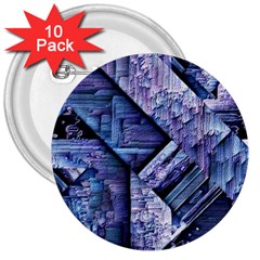 Different Volumes 3  Buttons (10 Pack)  by MRNStudios