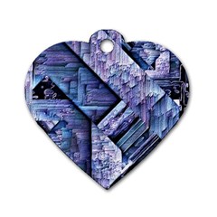 Different Volumes Dog Tag Heart (one Side) by MRNStudios