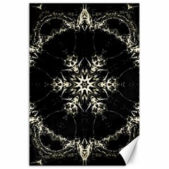 Bnw Mandala Canvas 20  X 30  by MRNStudios