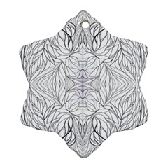 Mono Repeats Iii Ornament (snowflake)