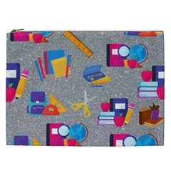 80s And 90s School Pattern Cosmetic Bag (xxl) by InPlainSightStyle