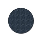 Blue Stripes On Dark Background Magnet 3  (Round)