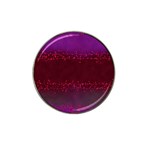 Red Splashes On Purple Background Hat Clip Ball Marker (4 pack)