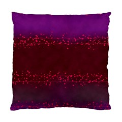 Red Splashes On Purple Background Standard Cushion Case (one Side) by SychEva