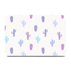 Purple And Blue Cacti Plate Mats by SychEva