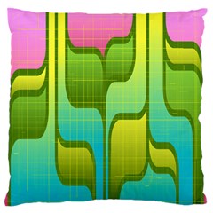 Background-color-texture-bright Large Flano Cushion Case (one Side) by Sudhe