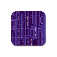 Background-non-seamless-pattern Rubber Square Coaster (4 Pack)  by Sudhe